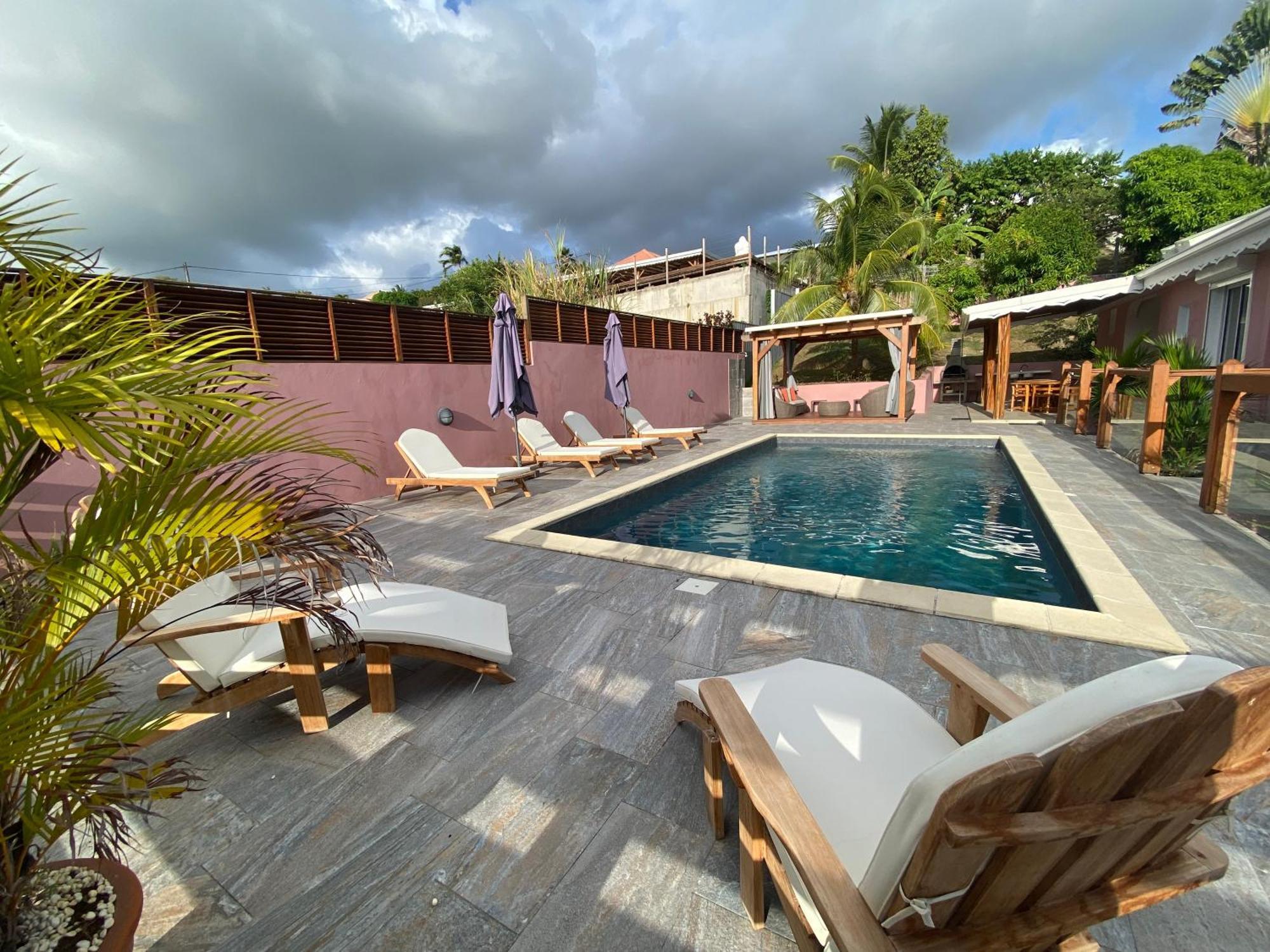 Villa Avec Piscine, Vue Sur Mer, Rocher Du Diamant Sainte-Luce Esterno foto